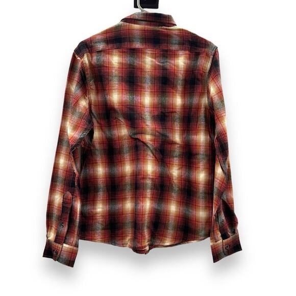 Tailor Vintage Airotec‎ Plaid Stretch Long Sleeve Button Down Shirt Sz S NEW - Picture 6 of 11